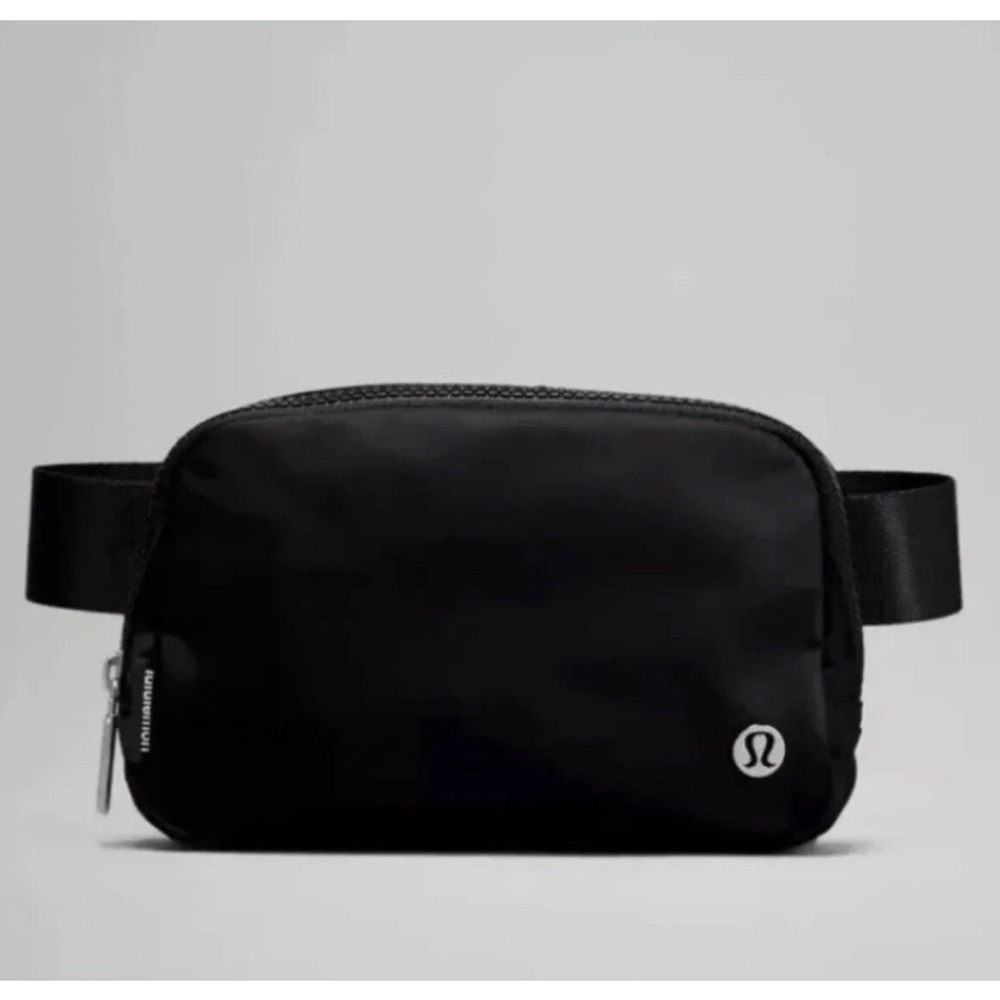lululemon athletica Black Nylon Belt Bag